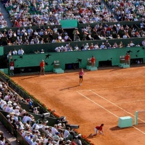 roland garros tennis court